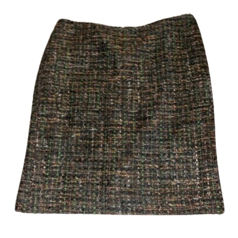Talbots brown tweed pencil skirt size 12P